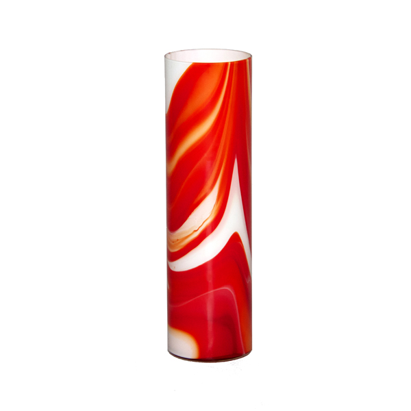 vaso produzido na técnica marble