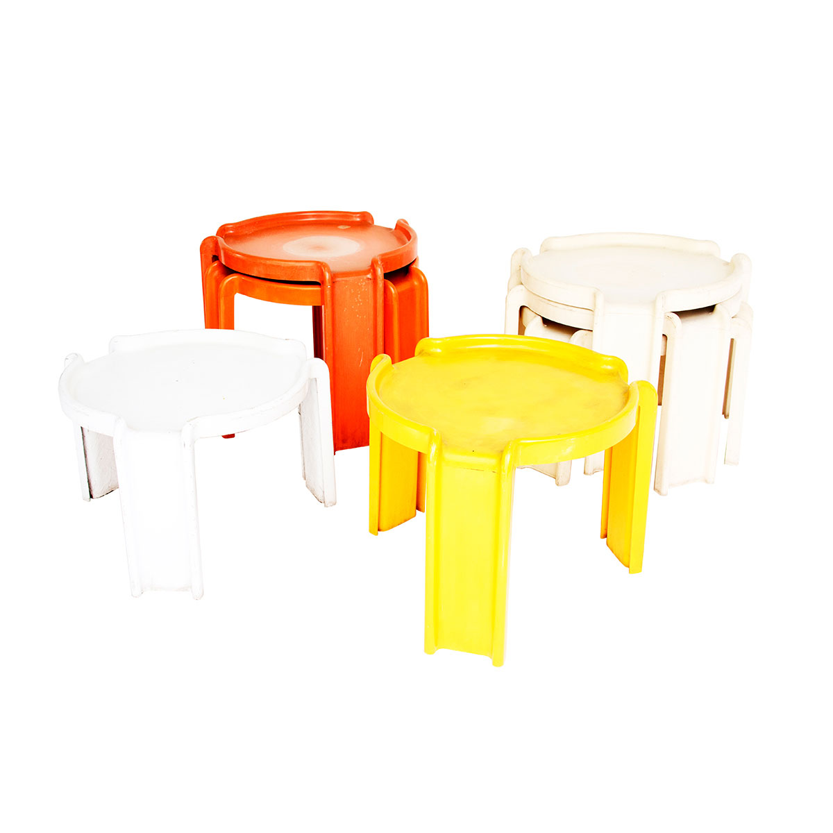 auxiliar fibra colorida para Kartell