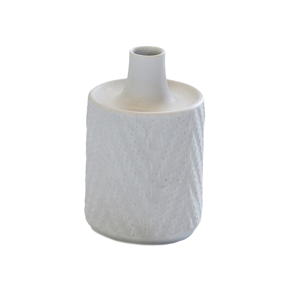 vaso branco redondo