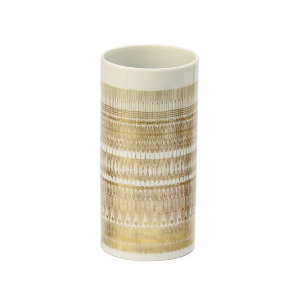 vaso branco dourado alemão