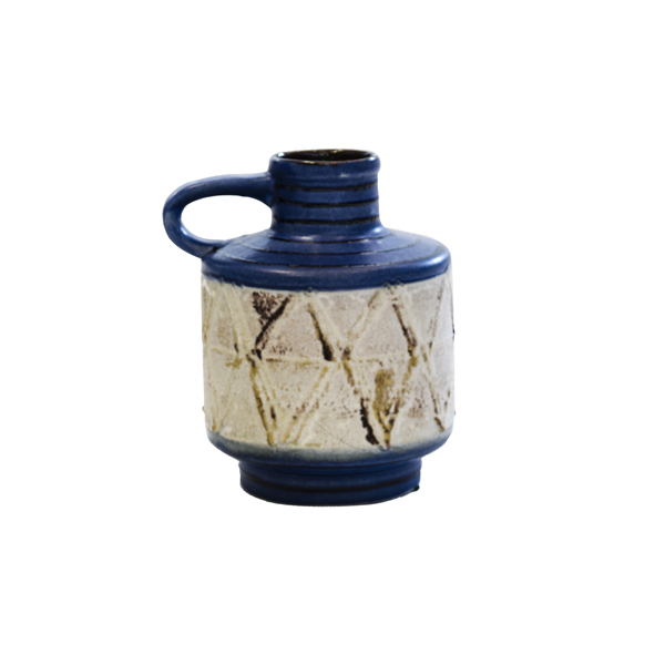 vaso West Germany azul com alça