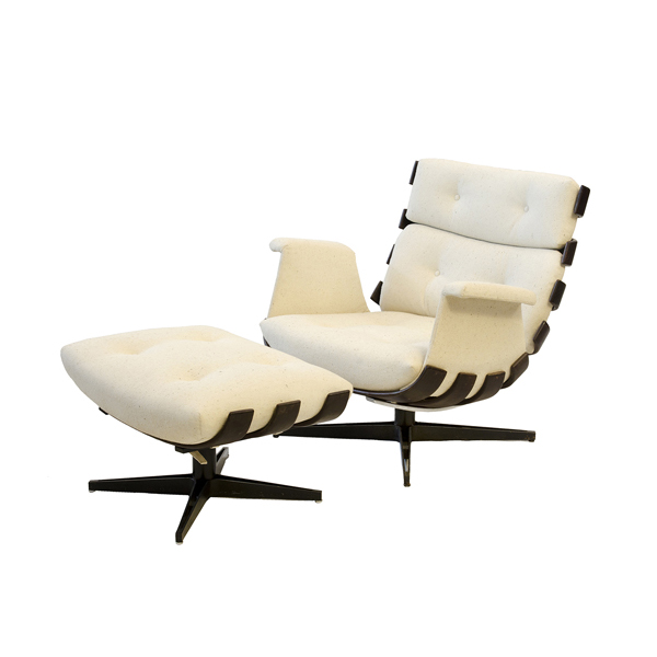 costela giratória com banqueta / bone armchair