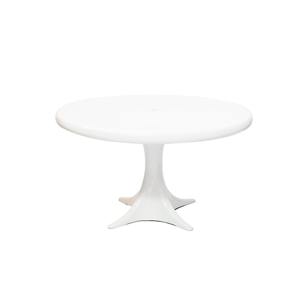 mesa fibra de vidro branco