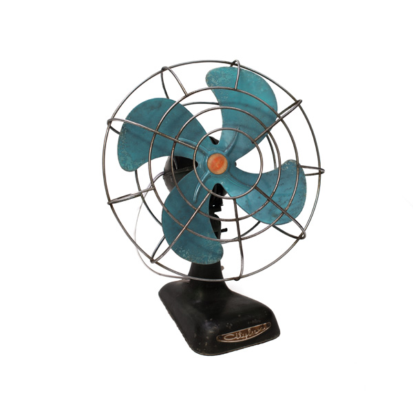 ventilador pás azuis