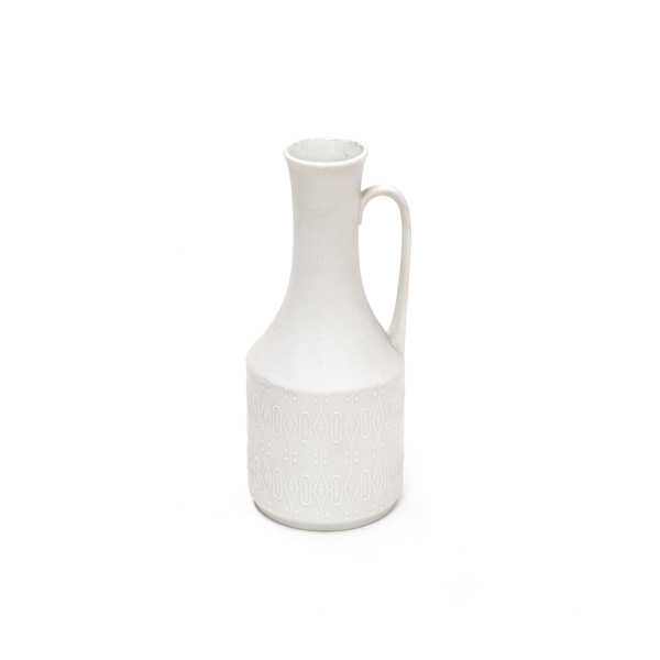 vaso branco com alça