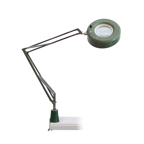 industrial verde com lupa