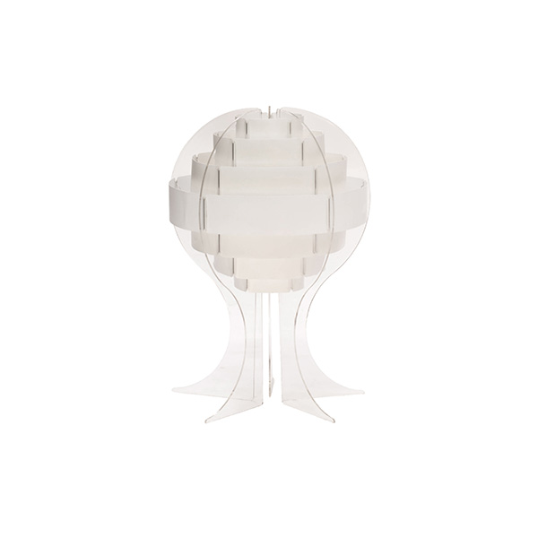 luminária de mesa de acrílico