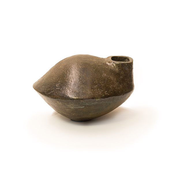 vaso marrom