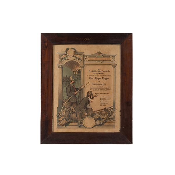 diploma de bombeiro voluntário