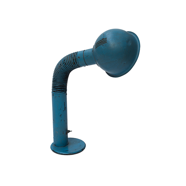 luminária de mesa azul